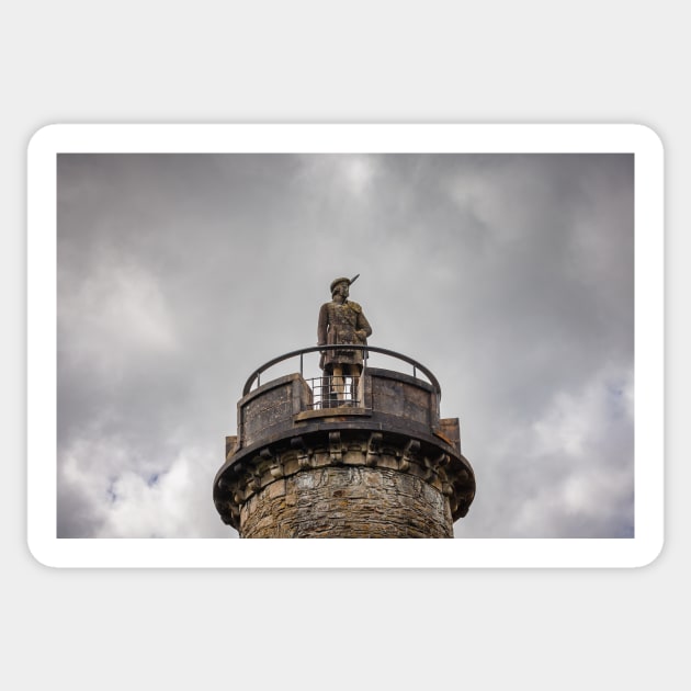 The Glenfinnan Monument Sticker by GrahamPrentice